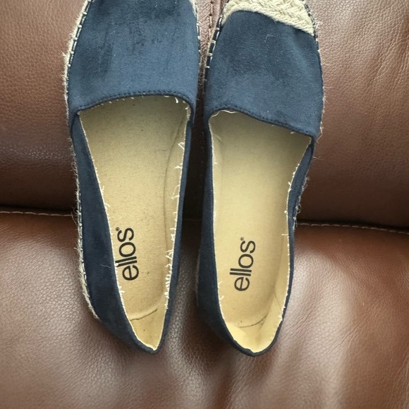 ellos Shoes - Ellos Blue Espadrille Shoes Casual Comfort
